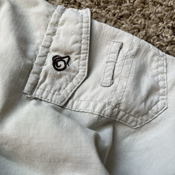 Craghoppers Shirt Mens Large Beige Nosilife Insect Shield Button Down Hiking EUC - Picture 5 of 13